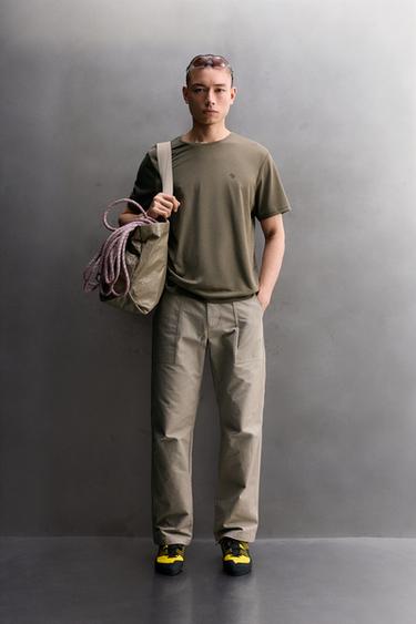 TAPERED FIT CLIMBING TROUSERS - Mid-ecru by Zara