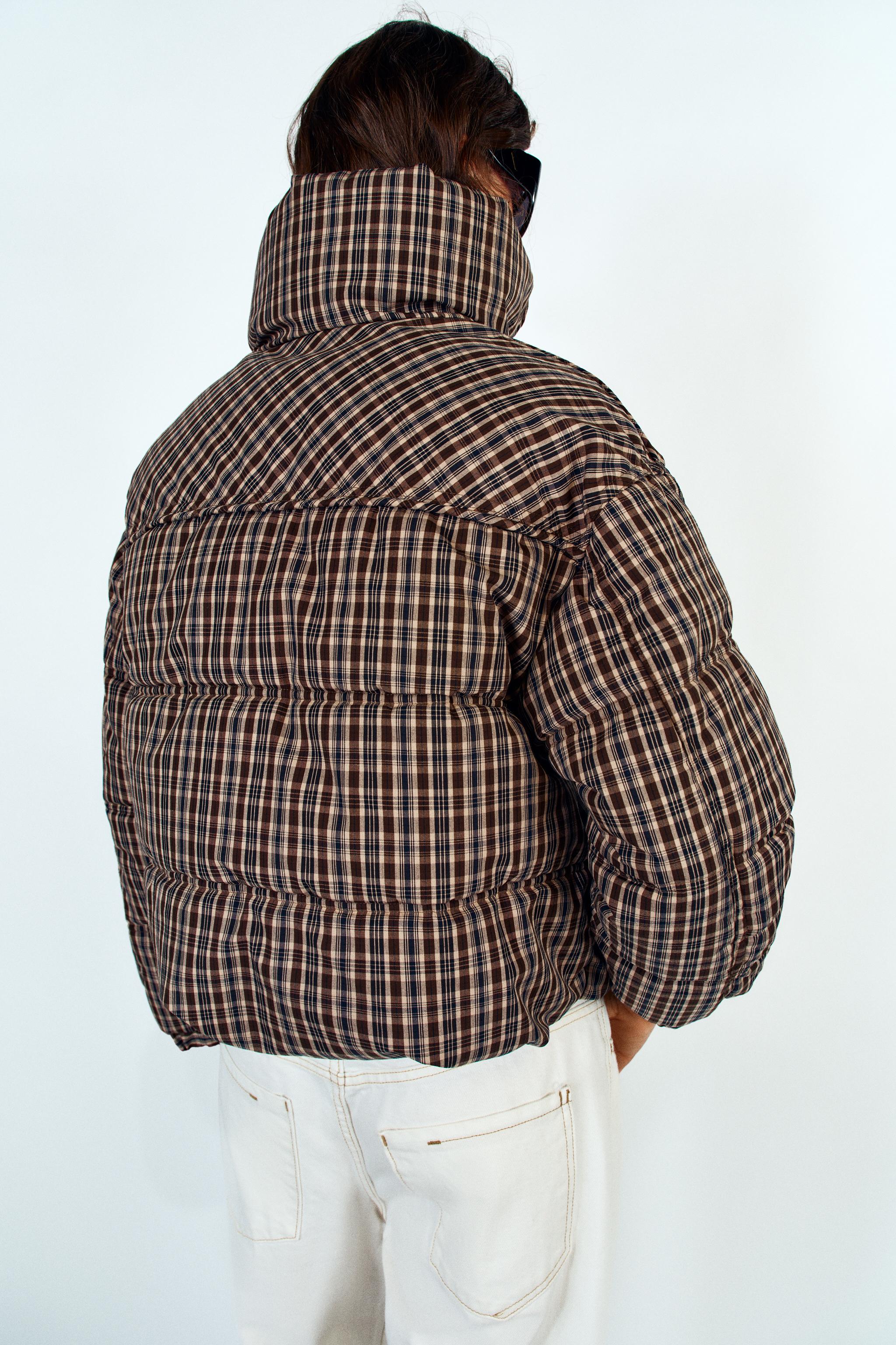 QUILTED CHECK ANORAK