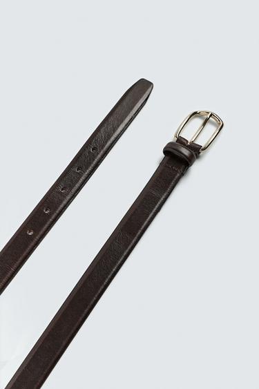 CEINTURE EN CUIR AARON LEVINE X ZARA - Marron de Zara - Image 2