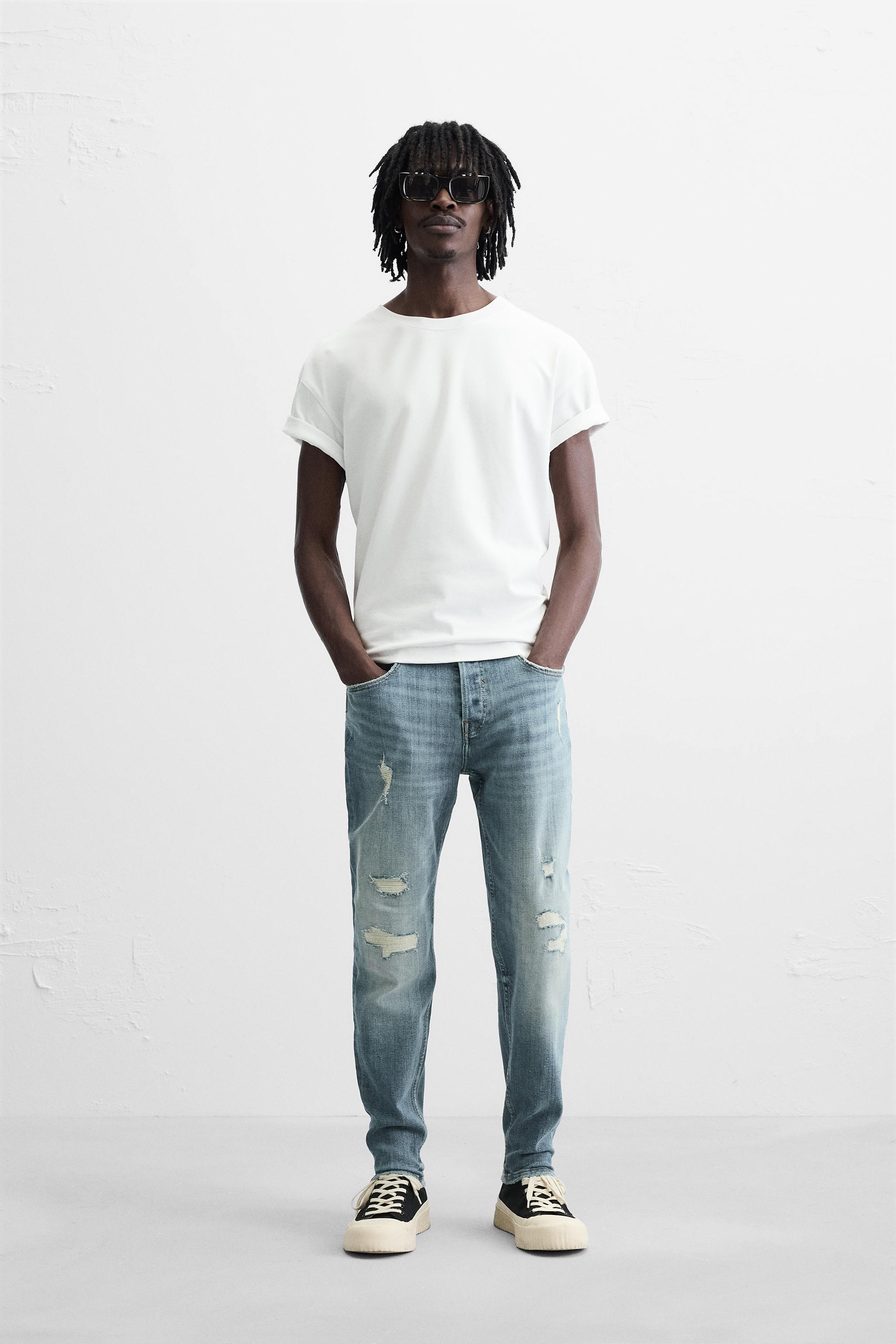 Jeans troué homme shops zara