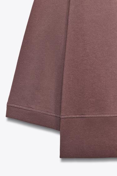 RAGLAN SLEEVE SWEATSHIRT - Dark pink by Zara - Image 6