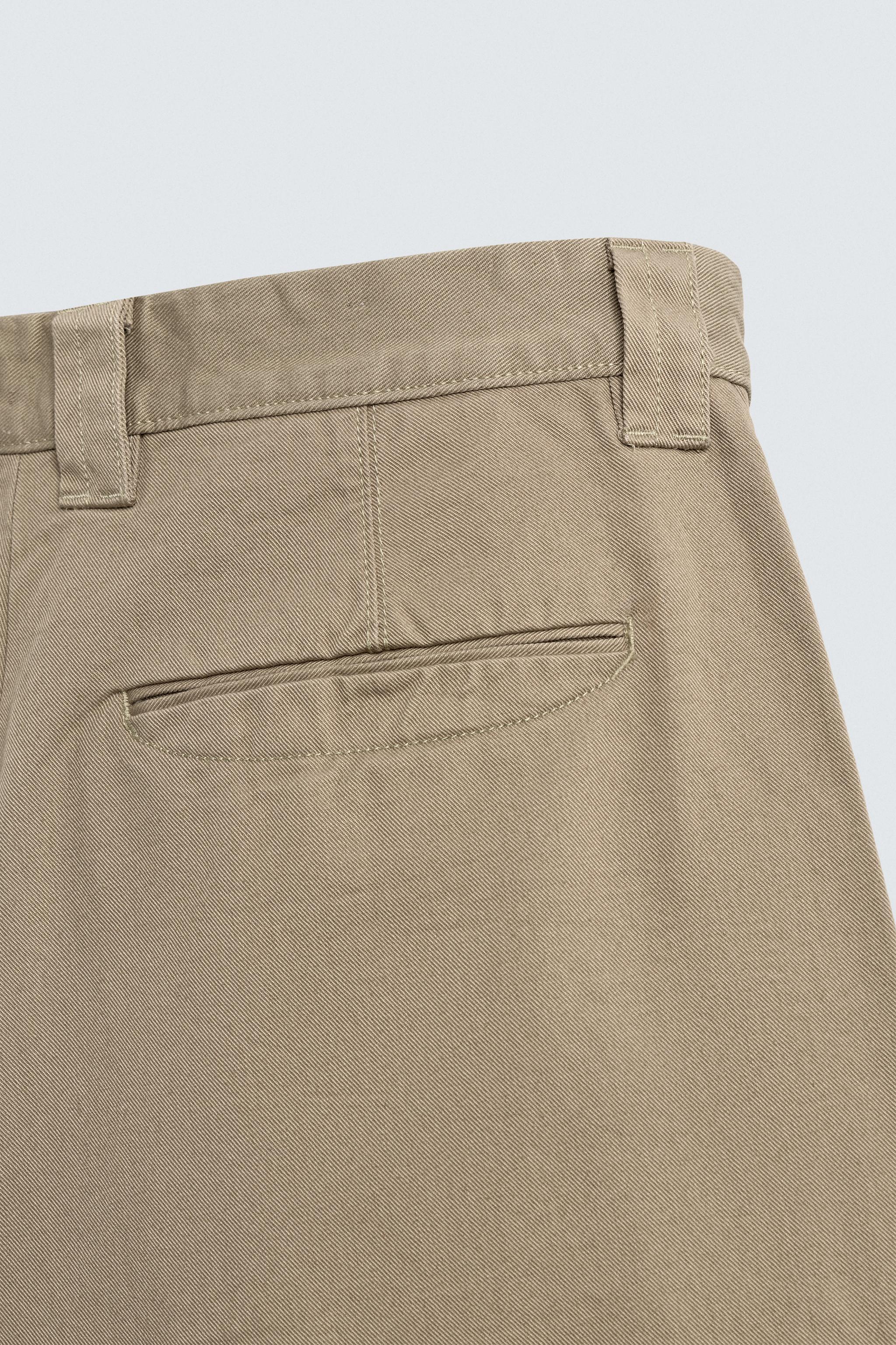 CHINO WIDE PANTS 2 （BEIGE） Wide Chino Pants in Beige – Blue Owl Workshop