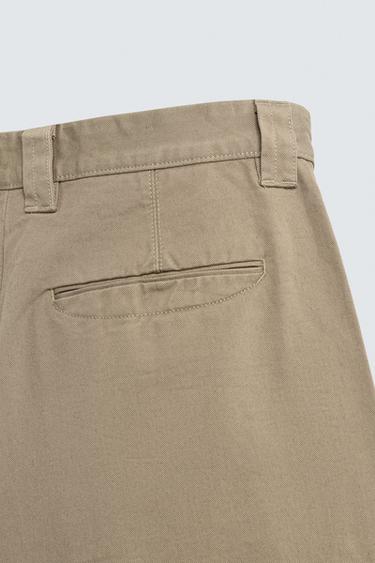 PANTALON CHINO LARGE BAGGY FIT - Beige de Zara - Image 8