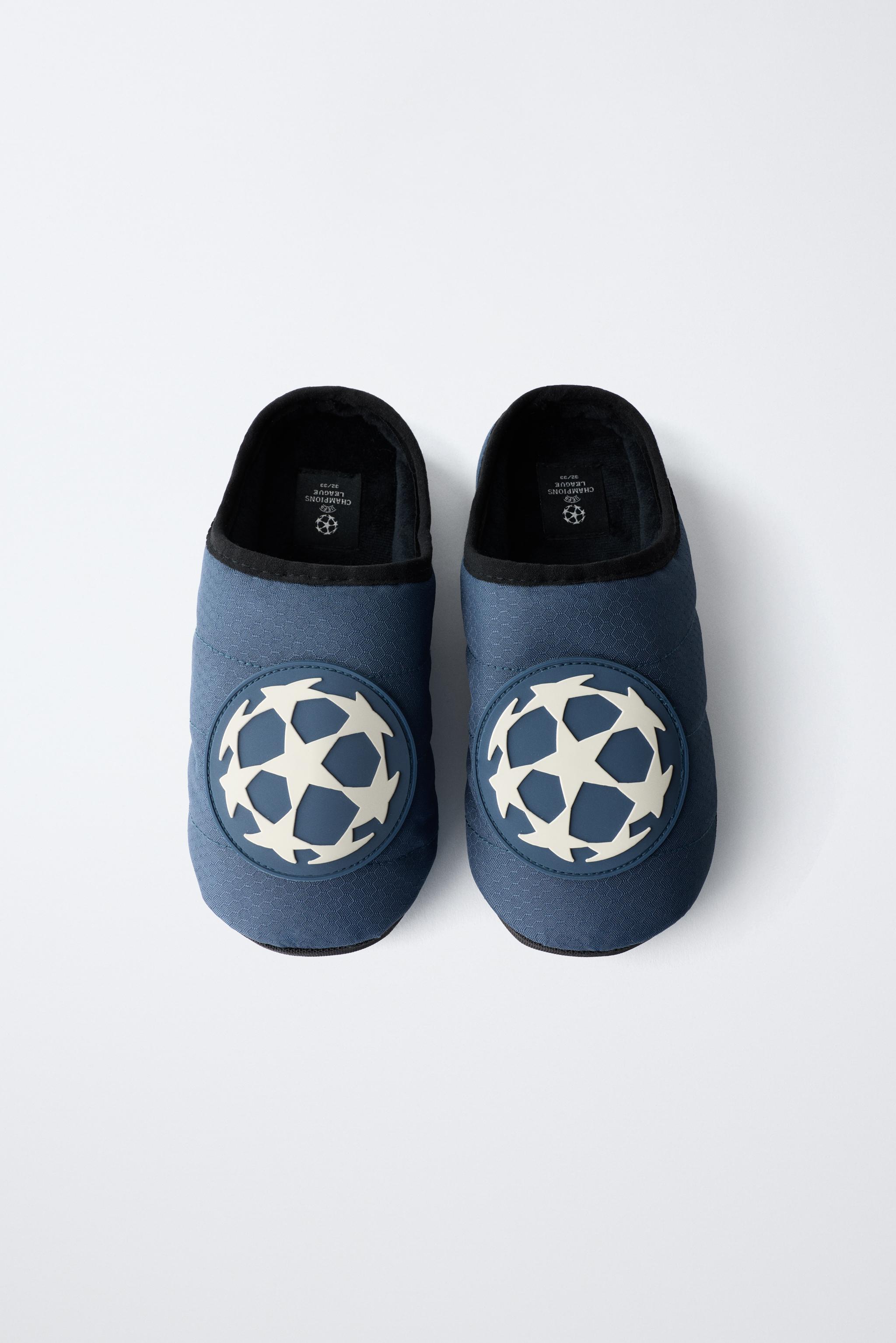 PANTUFLA UEFA CHAMPIONS LEAGUE ® Azul ZARA Mexico