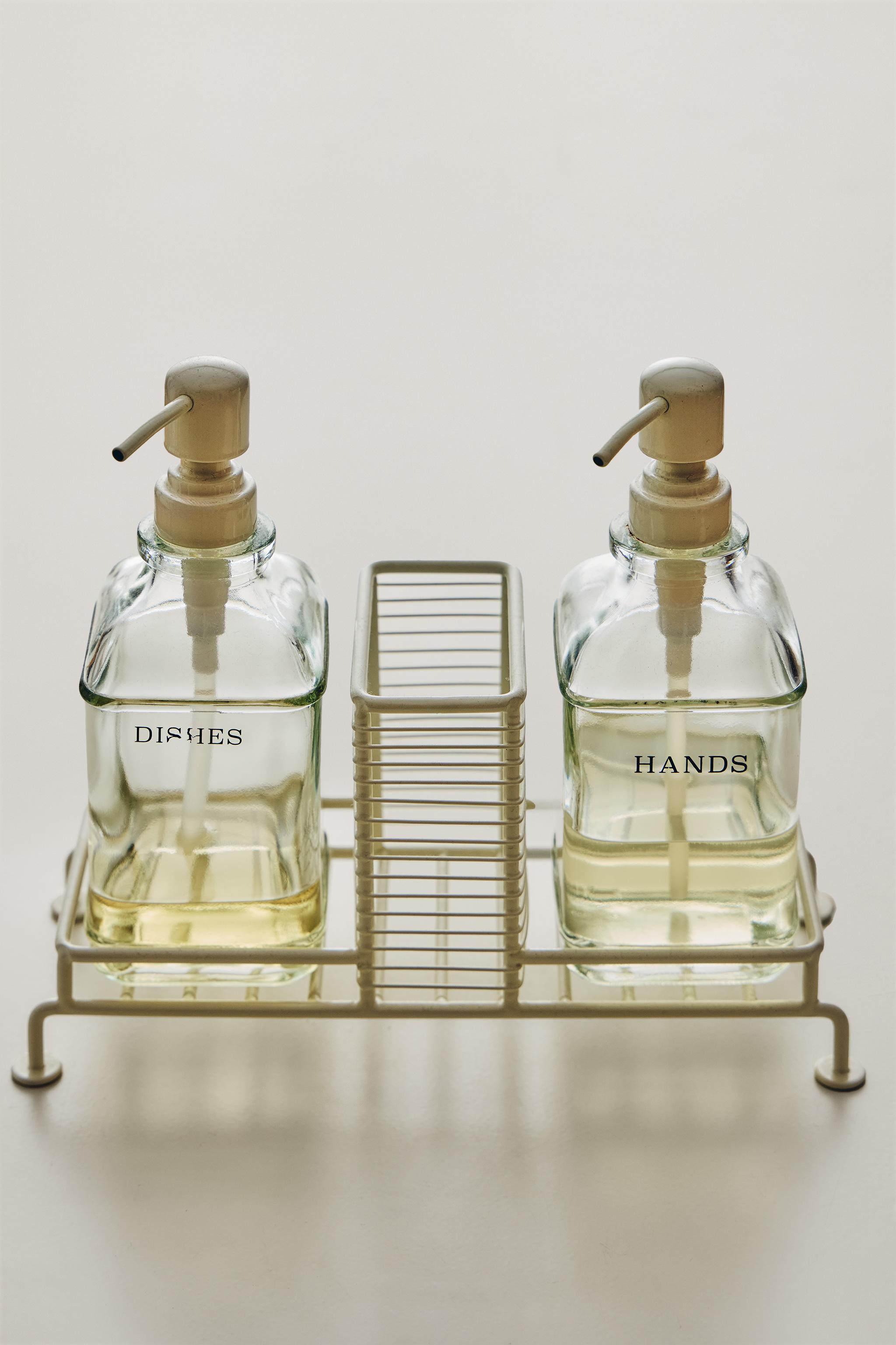 DOUBLE KITCHEN DISPENSER WITH STAND
