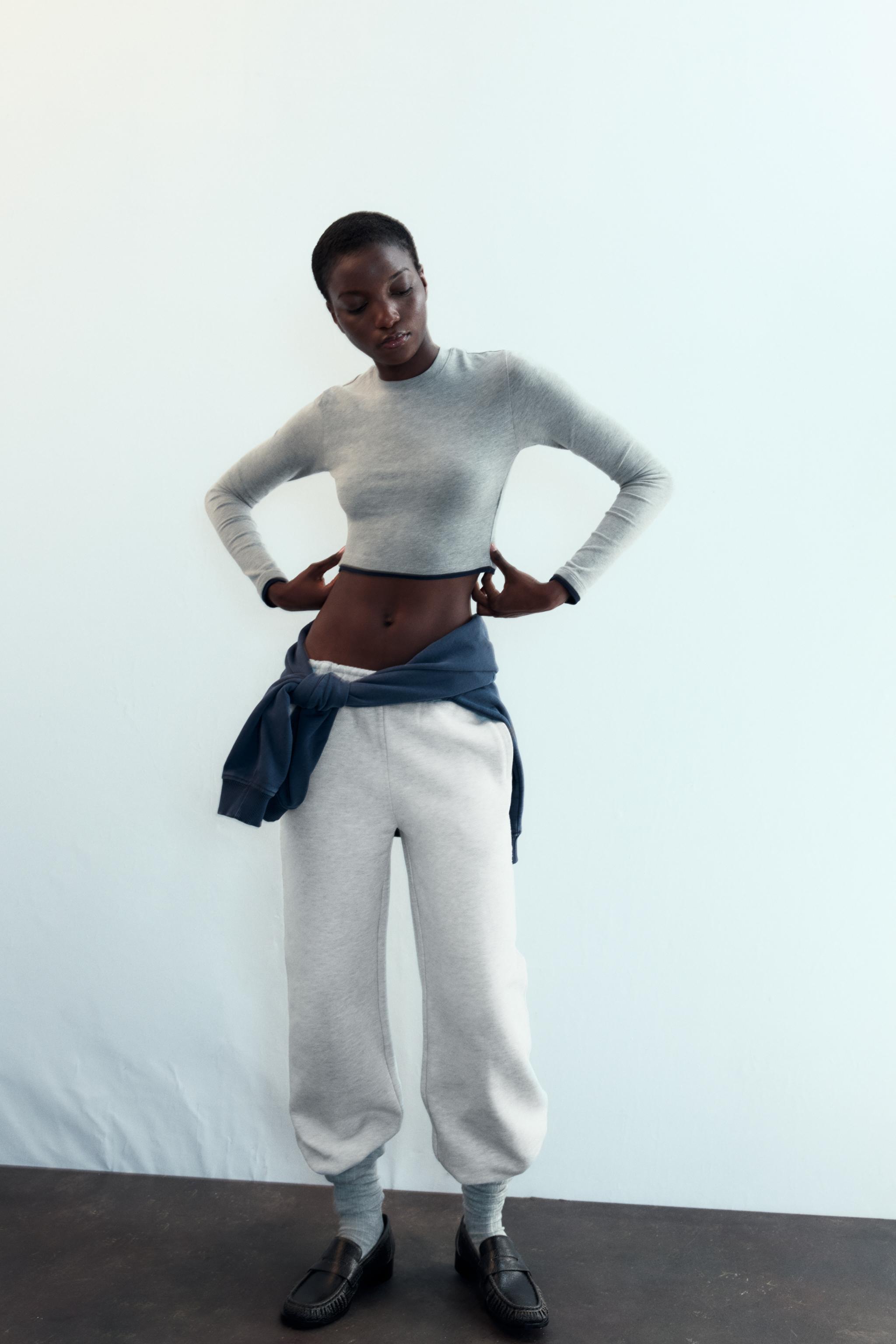 T-SHIRT COURT EFFET DOUBLE