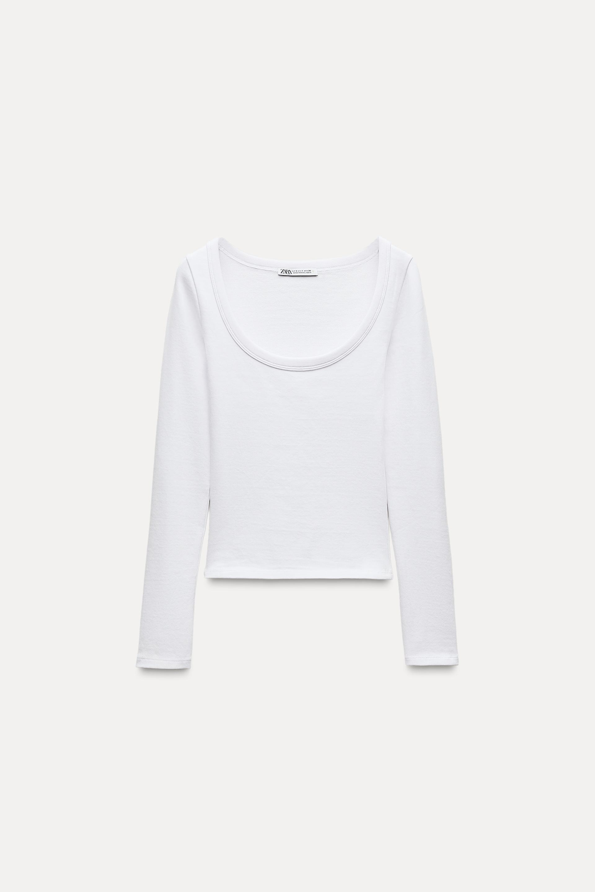 Tシャツ - レディース リブ | ZARA 日本