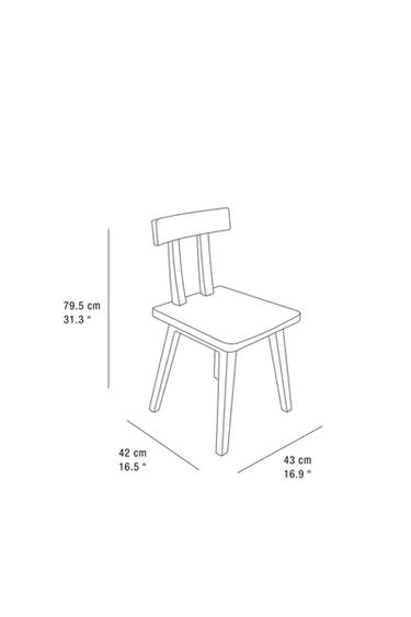 CHAISE À DOSSIER EN BOIS - Beige clair de Zara - Image 6