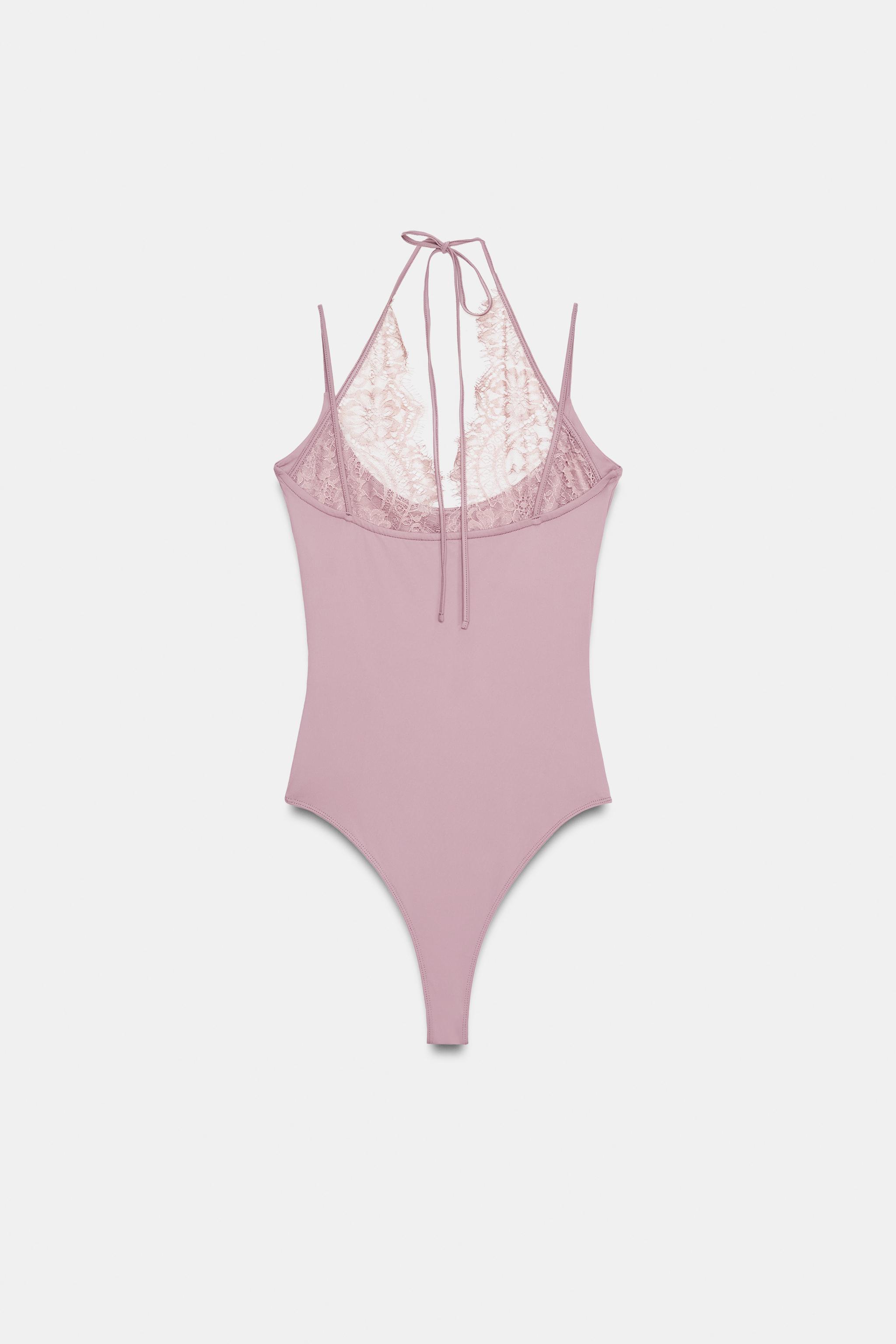DANTEL KOMBİNELİ HALTER BODY - Görsel 6
