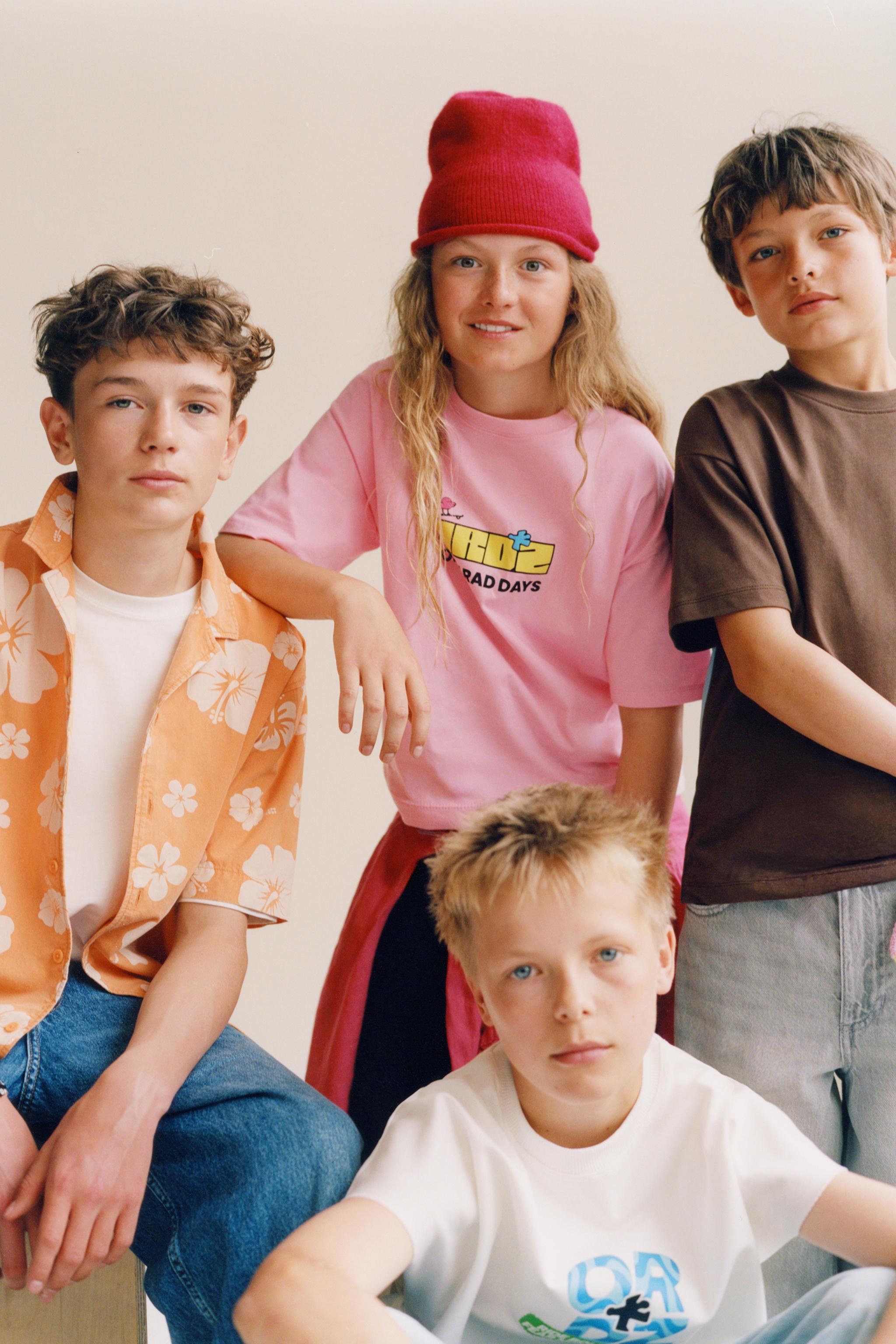 LOGO PRINT T-SHIRT — Pink