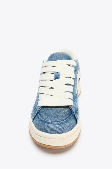 TENNIS EN JEAN - Bleu jean de Zara - Image 7