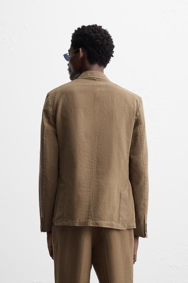 BLAZER DÉLAVÉE COSTUME - Kaki de Zara - Image 2