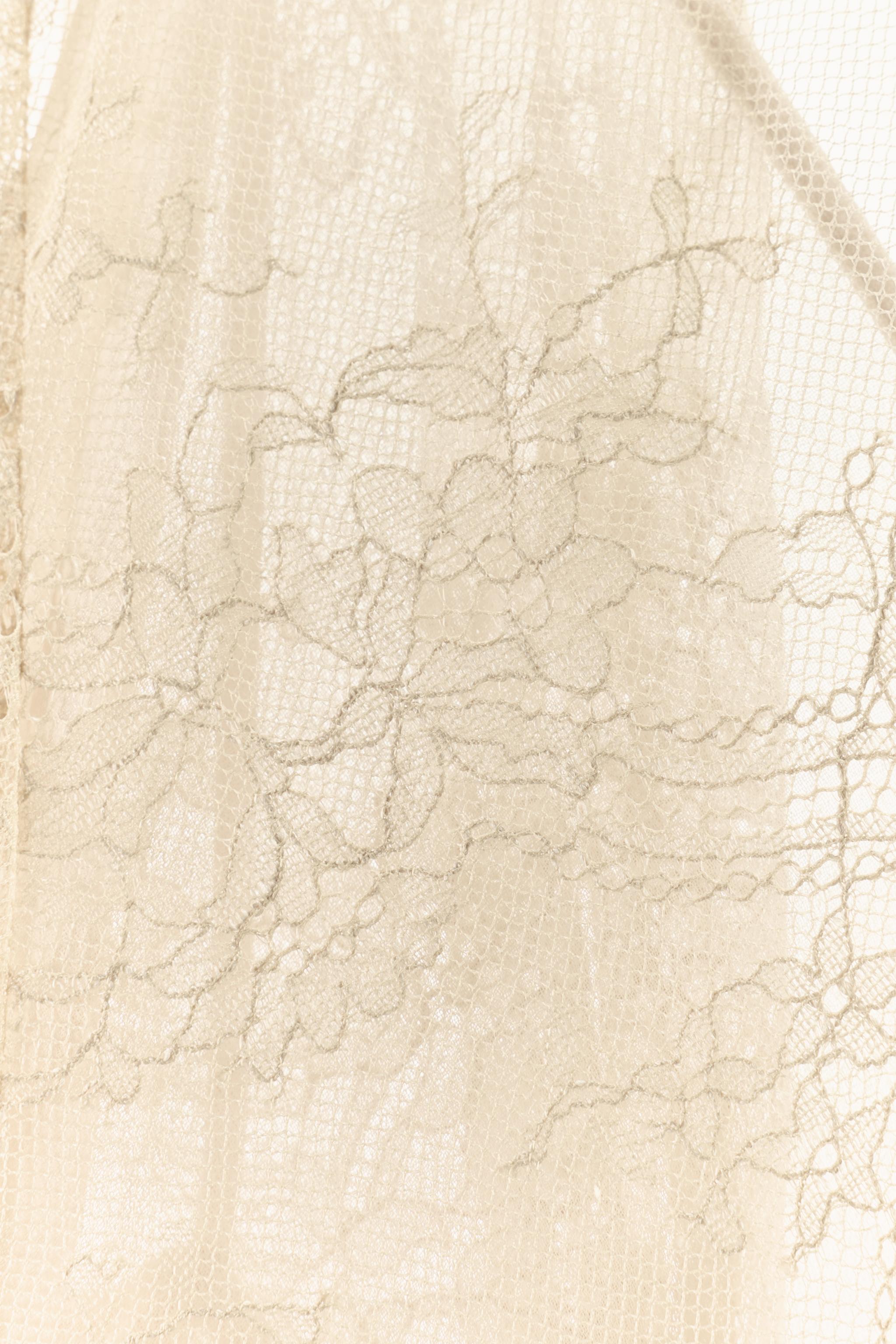 LACE RUFFLE DRESS ZW COLLECTION LIMITED EDITION