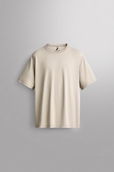TECHNICAL TRAINING T-SHIRT - Dark camel by Zara