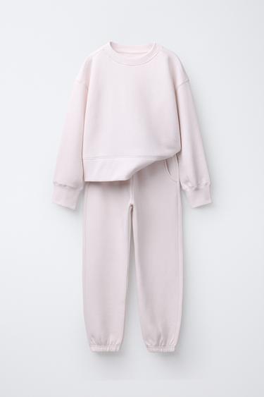 BASIC JOGGER TROUSERS AND SWEATSHIRT TOTAL LOOK - 109 by Zara