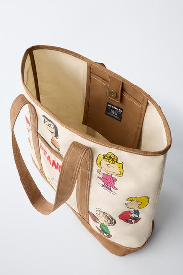 SNOOPY PEANUTS™ SHOPPER - Brown by Zara - Image 3