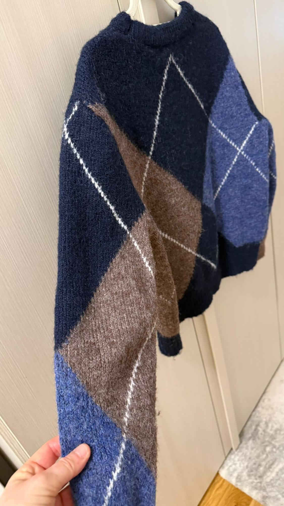 ARGYLE KNIT JUMPER - Image 3