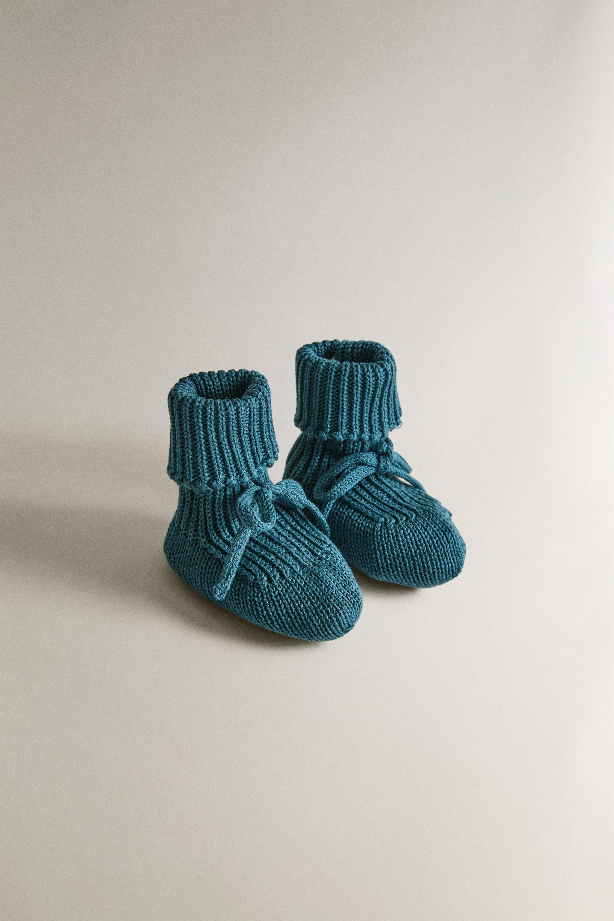 Детские ботинки Zara BABY KNIT BOOTIES