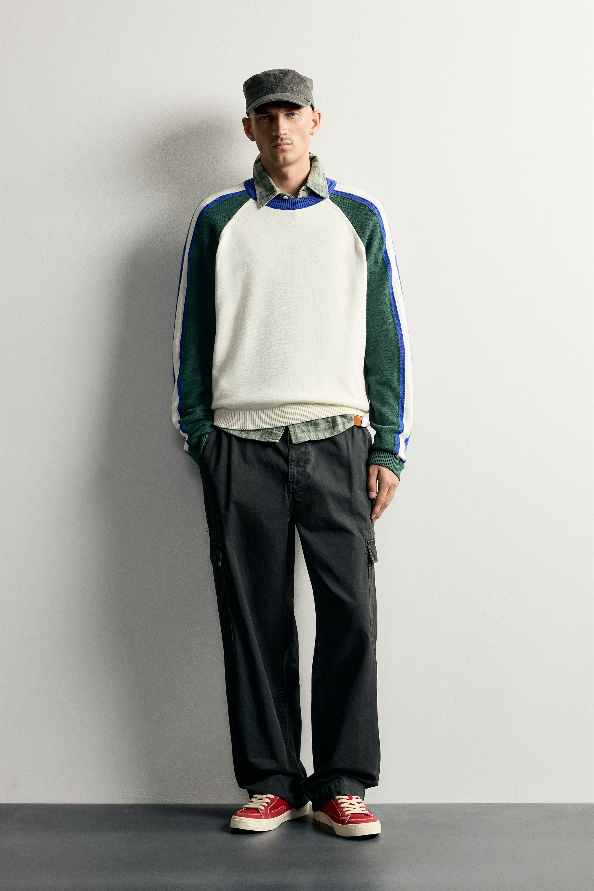 COLORBLOCK STRIPED SWEATER