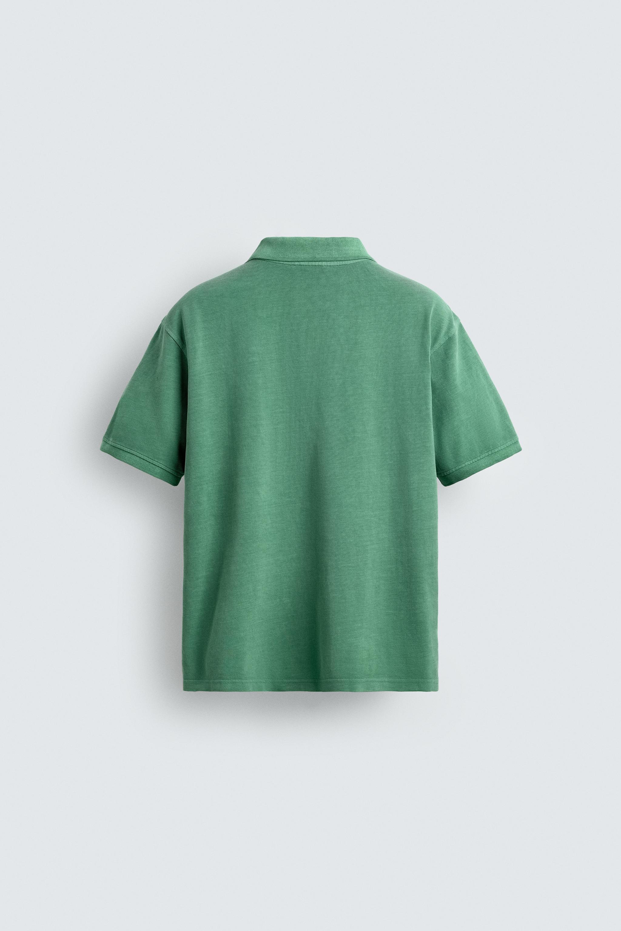 WASHED PIQUÉ POLO SHIRT AARON LEVINE X ZARA