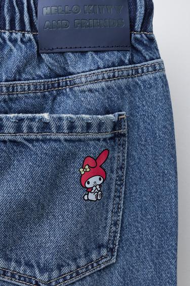 BARREL HELLO KITTY © SANRIO JEANS - Blue by Zara - Image 3