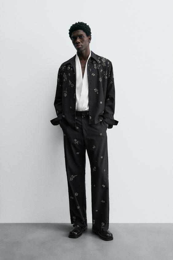 LIMITED EDITION FLOWY SEQUIN SHIRT