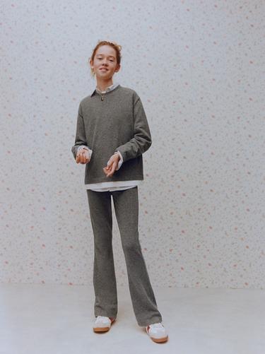 ΠΟΥΛΟΒΕΡ ΜΕ ΧΡΩΜΑΤΙΚΟ ΣΥΝΔΥΑΣΜΟ SOFT TOUCH - Γκρι ανθρακί του Zara