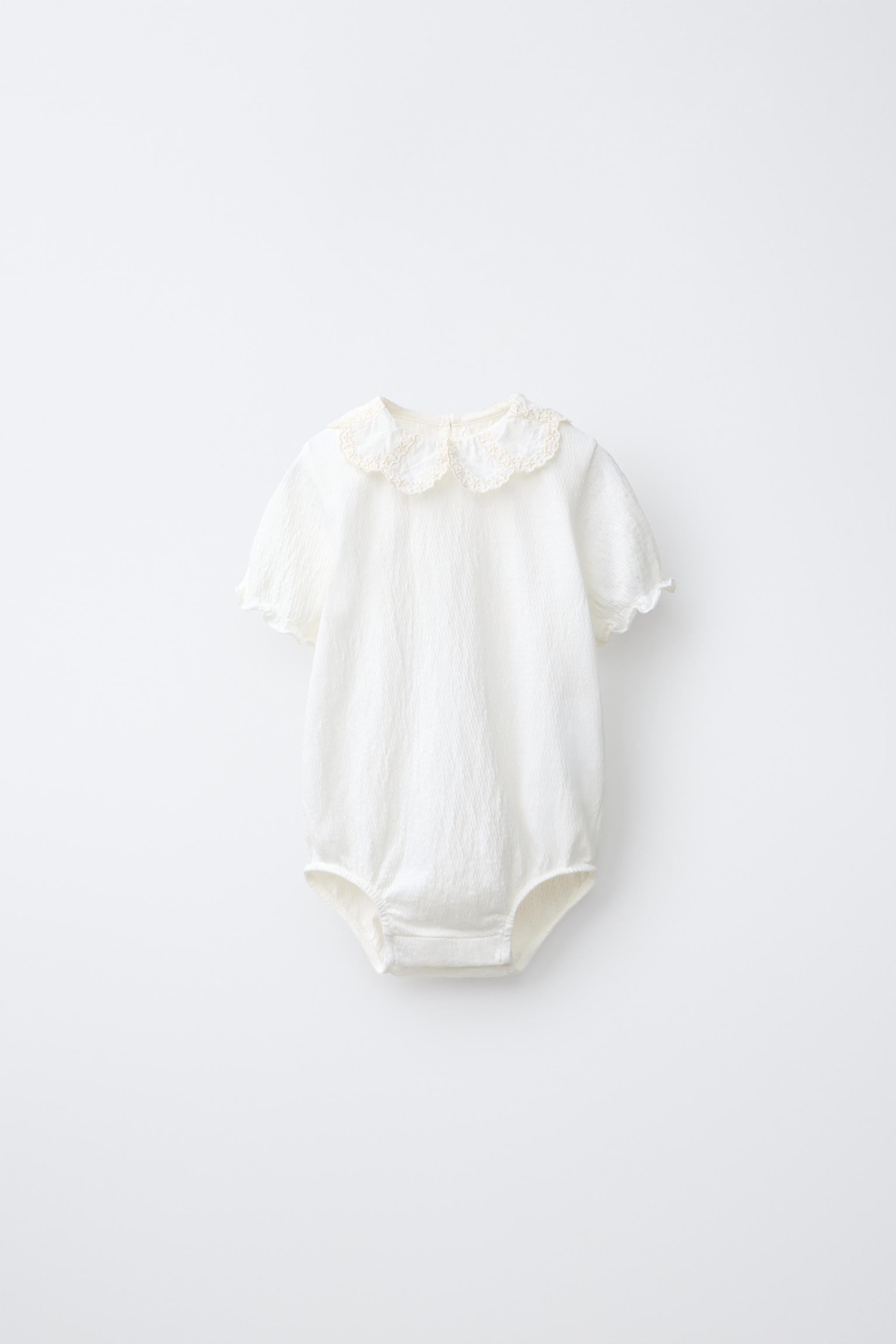 Боди COLLAR для детей, вышивка — Zara