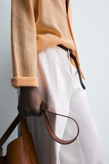 OPEN WEAVE SHIRT - Tangerine by Zara - Image 4