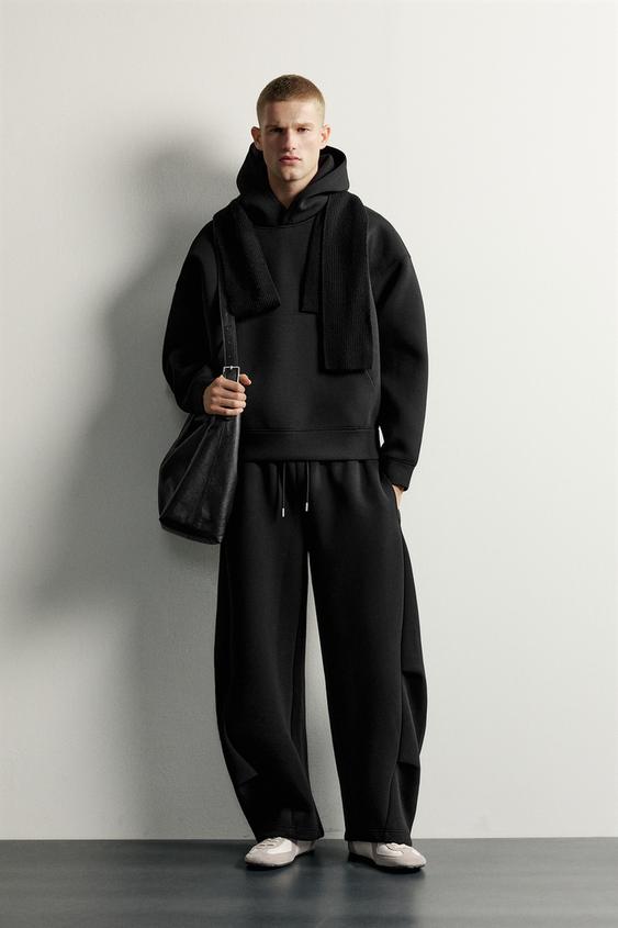 SWEAT TECHNIQUE COUPE BOXY - Noir de Zara - Image 0