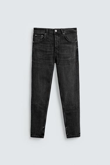 SKINNY CROPPED FIT ФАРМЕРКИ - Јагленова од Zara