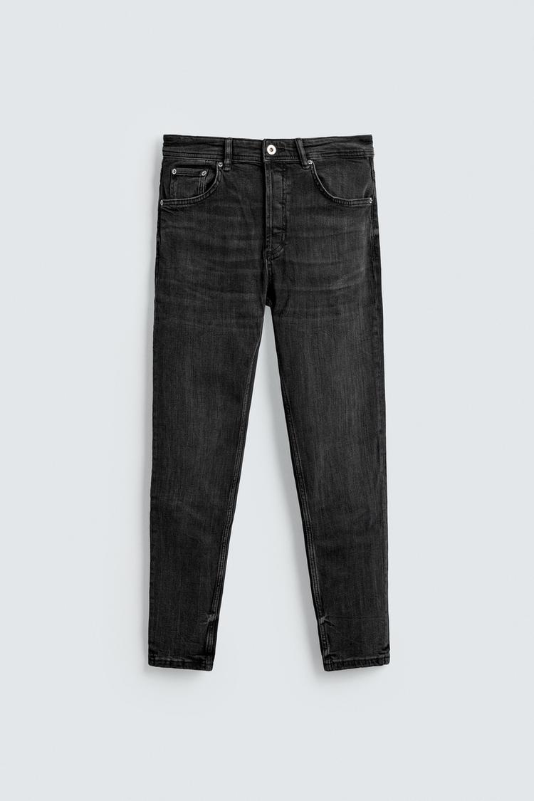 ZARA SKINNY CROPPED FIT JEANS
