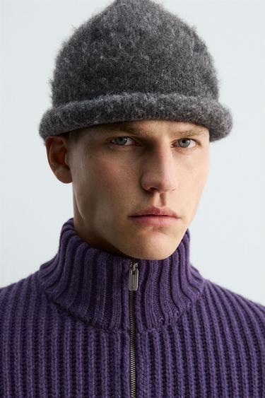 GILET EN MAILLE PERLÉE X SR_A - Violet de Zara - Image 5