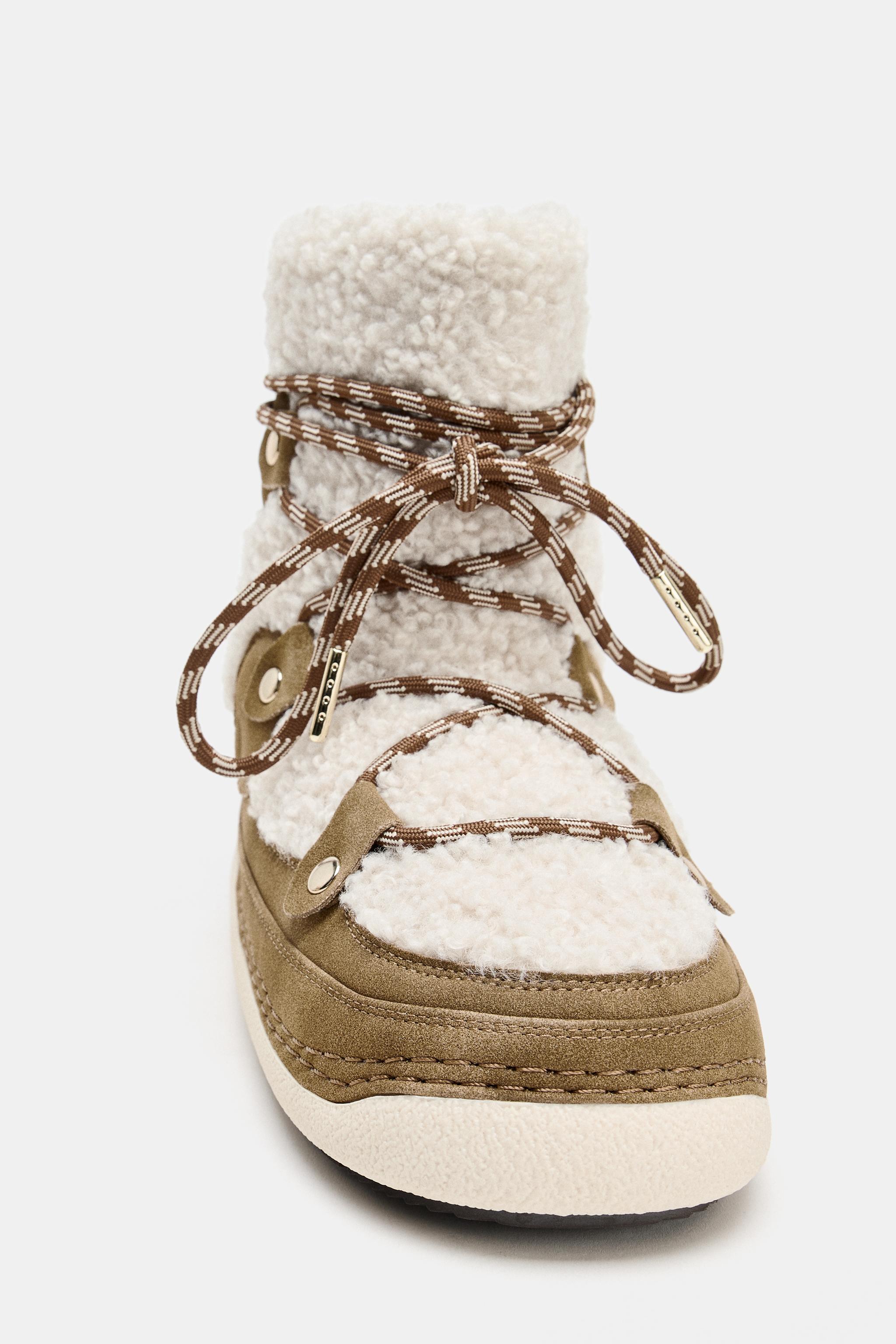 CONTRASTING ANKLE BOOTS SKI COLLECTION