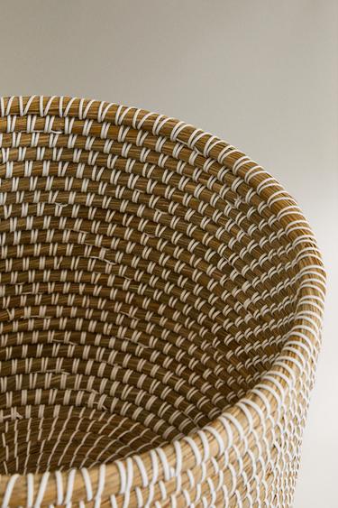 CORBEILLE RONDE COUVERCLE - Beige clair de Zara - Image 2