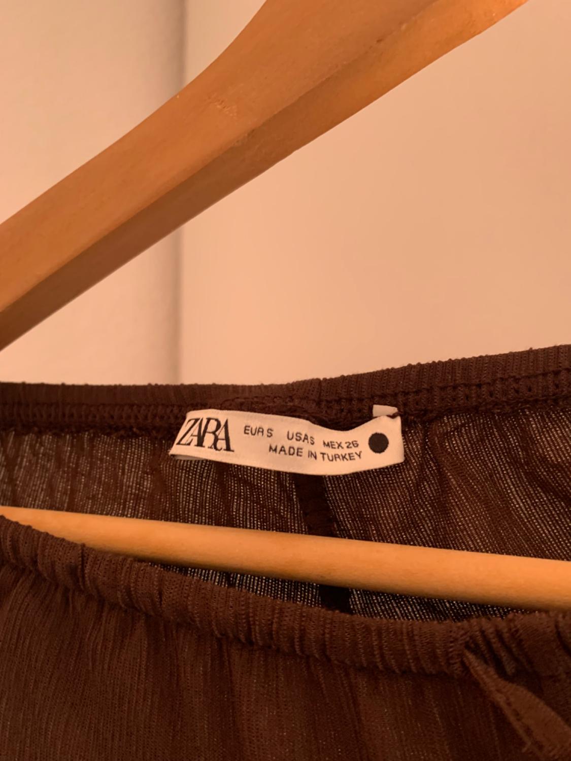 FLARED SATIN-FINISH TROUSERS - Image 3