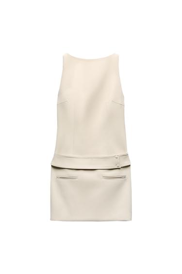 BELTED MINI DRESS