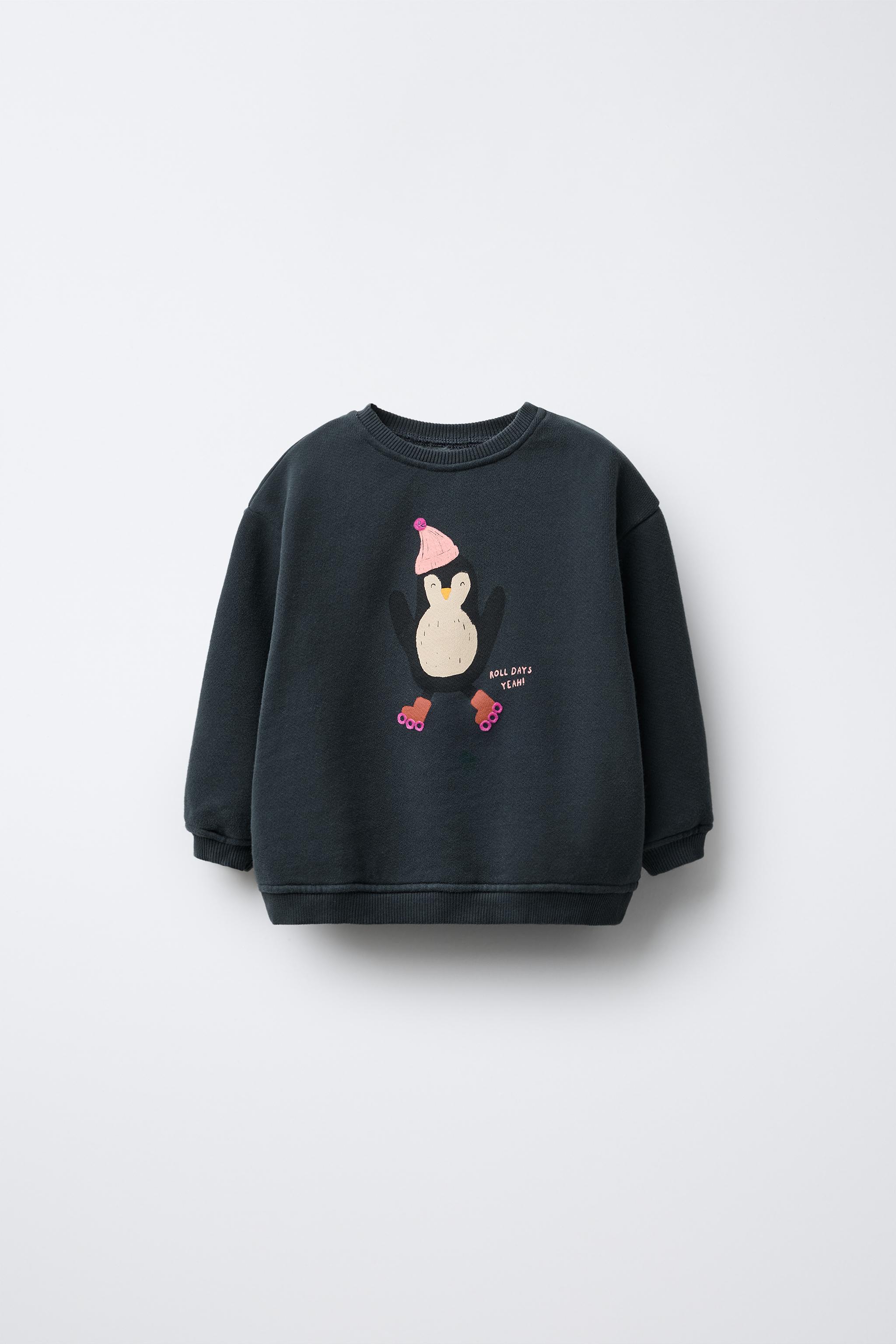 PENGUIN PRINT SWEATSHIRT