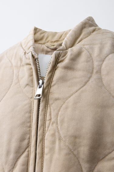 VESTE FLUIDE MATELASSÉE - Sable de Zara - Image 4