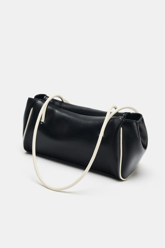 ELONGATED SHOULDER BAG - Two-tone by Zara - Image 4