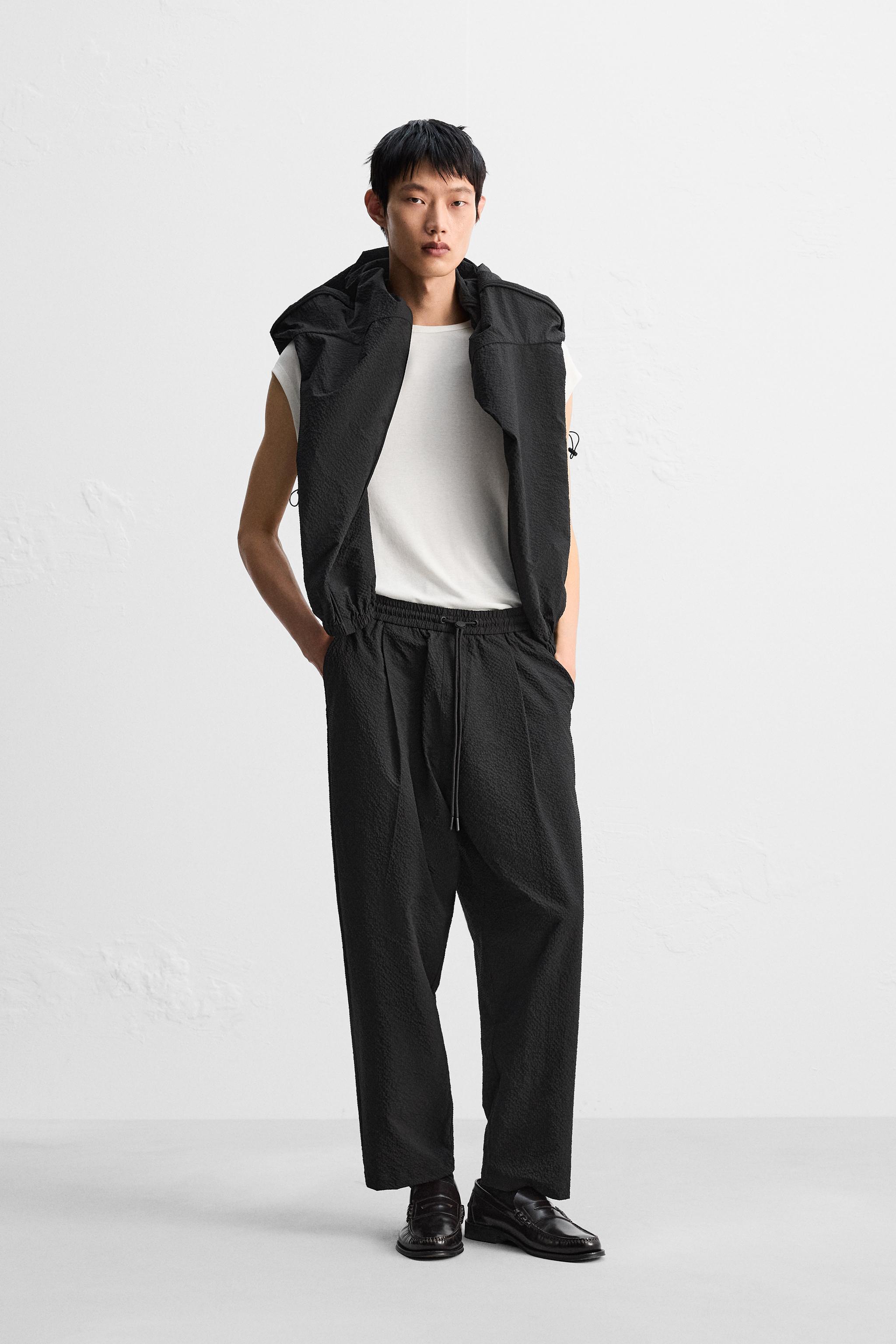 パンツ (ブラック・黒) | メンズ | 最新コレクション | ZARA 日本