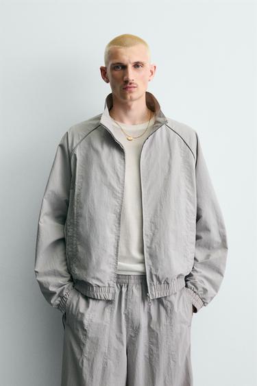 XHAKETË TEKNIKE ME KONTRASTE - Gri e hapur nga Zara