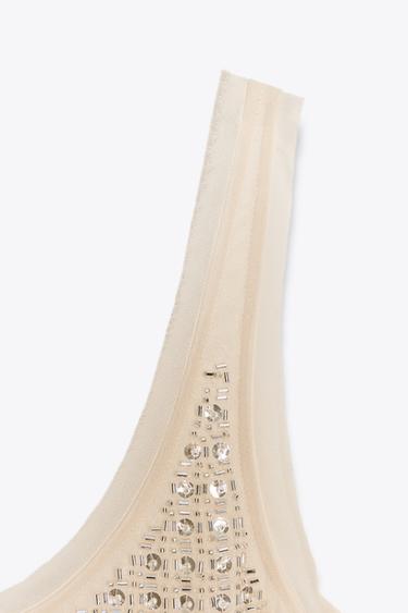 ZW COLLECTION SEQUINNED MINI DRESS - pink gold by Zara - Image 6