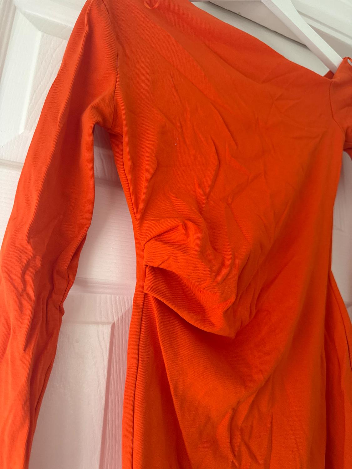 ASYMMETRIC DRAPED DRESS - Image 4