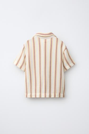 RUSTIC STRIPED SHIRT — Red 2