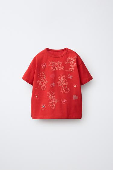 T-SHIRT MINNIE MOUSE © DISNEY - Vermelho da Zara