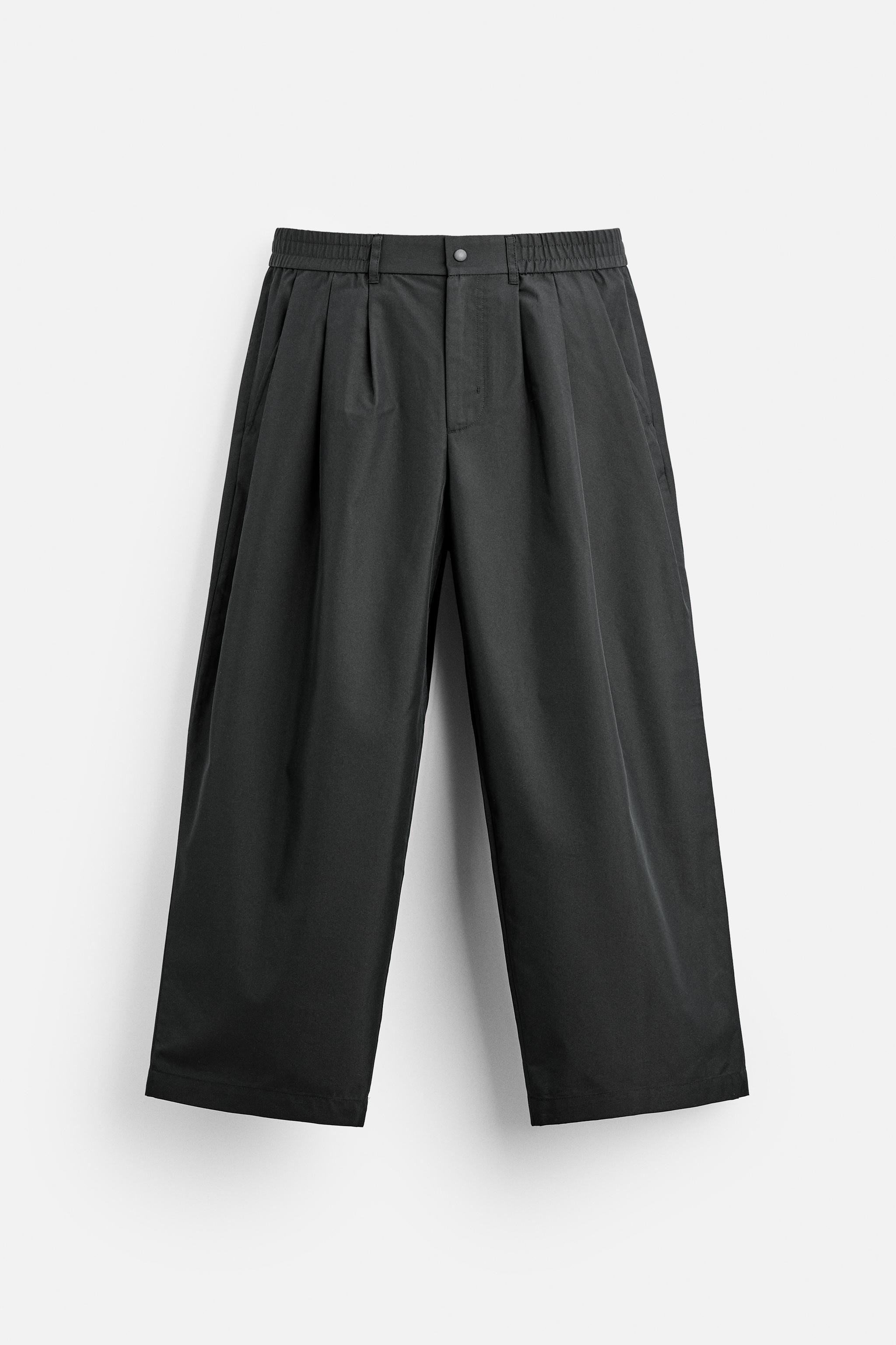 新品未使用 タグ付き ZARA MAN プリーツ オーバースカートパンツ 38