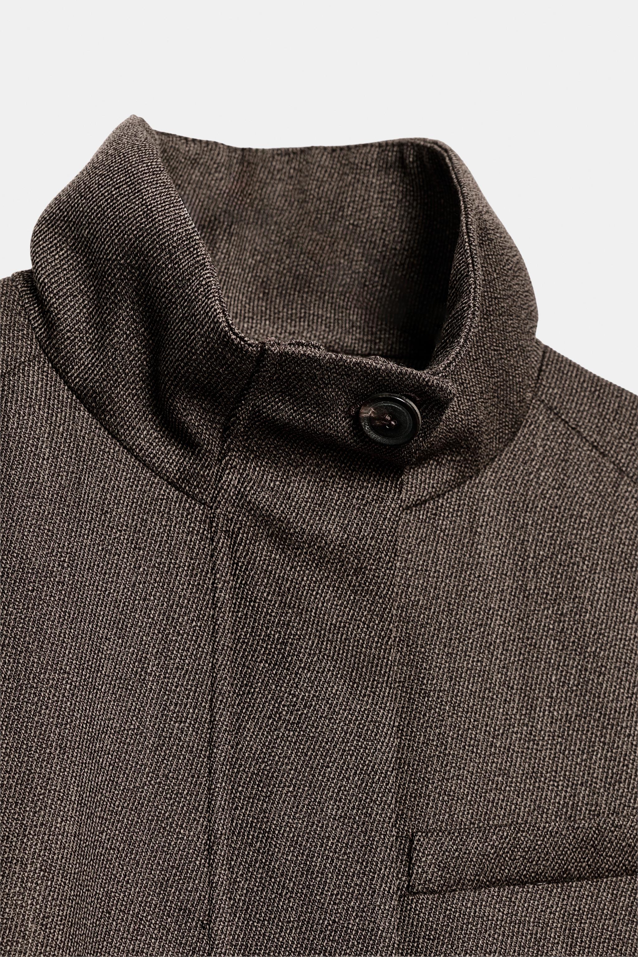 WOOL-BLEND JACKET ZW COLLECTION