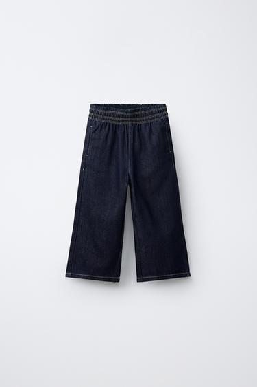WIDE-LEG JEANS - Blue by Zara