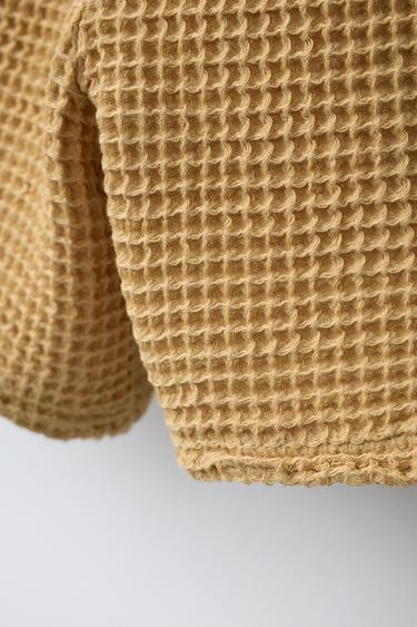 SHORT WAFFLE UNI - Moutarde de Zara - Image 3
